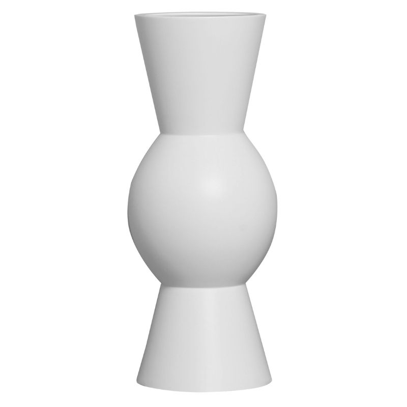 Vaso Branco Fosco Linha 56 - 45,8 cm x 18,5 cm