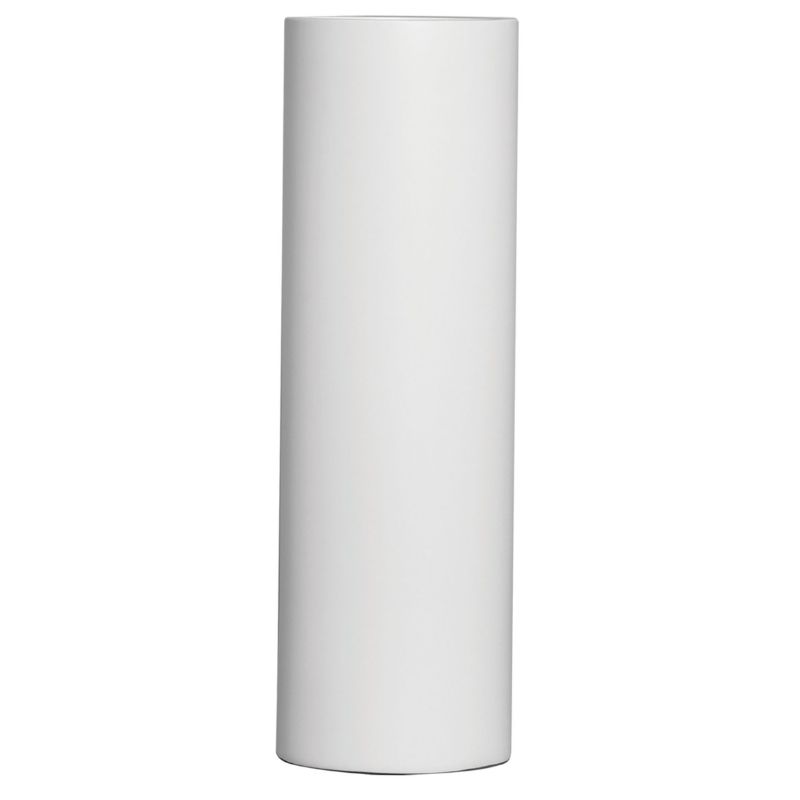 Vaso Cilindrico Branco Fosco Linha 56 - 68 cm x 22 cm