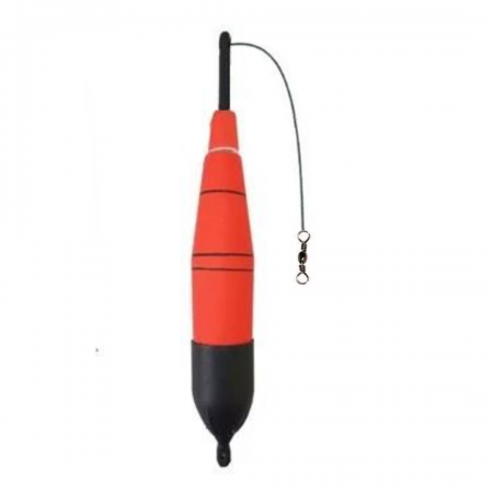 Boia de Arremesso Torpedo 60 gramas Vermelho - Apoio Pesca