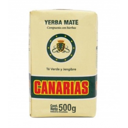 Erva Mate Chimarrão Uruguaio Té Verde y Jengibre 500 gramas - Canarias