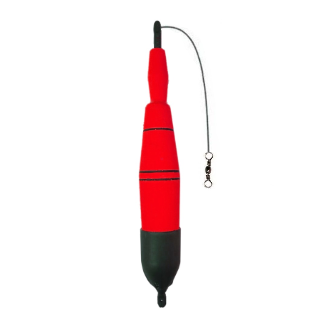 Boia de Arremesso Torpedo 90 gramas Vermelho - Apoio Pesca