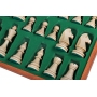 Conjunto profissional de torneio - tabuleiro e peças de madeira, rei 10 cm