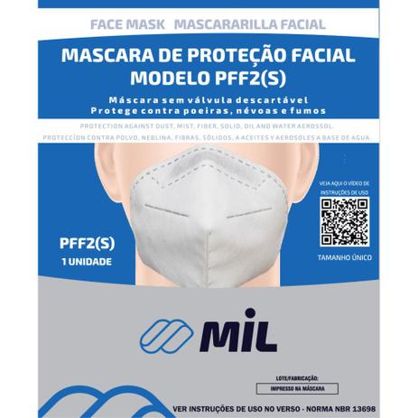 Máscara De Proteção Facial PFF2 - Mil