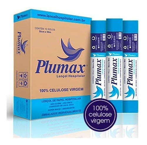 Papel Lençol 60x50 100% Celulose - Plumax