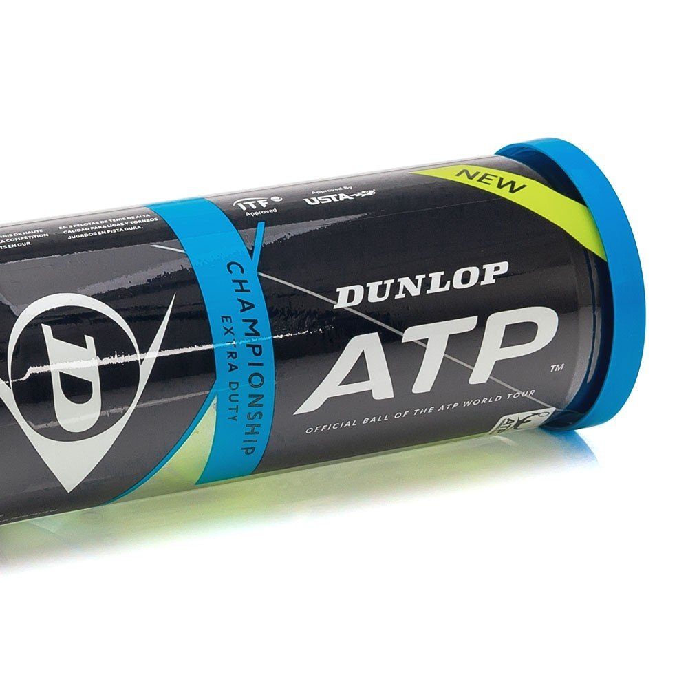 Bola de Tênis Dunlop ATP Championship Extra Duty  tubo com 3 bolas