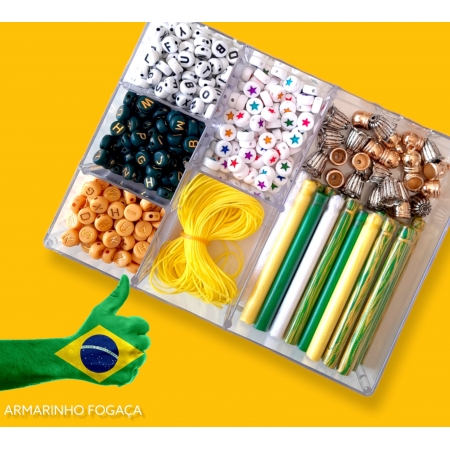 Box - Kit Micanga Copa do Mundo Brasil / Chaveiro / Futebol / Eleição