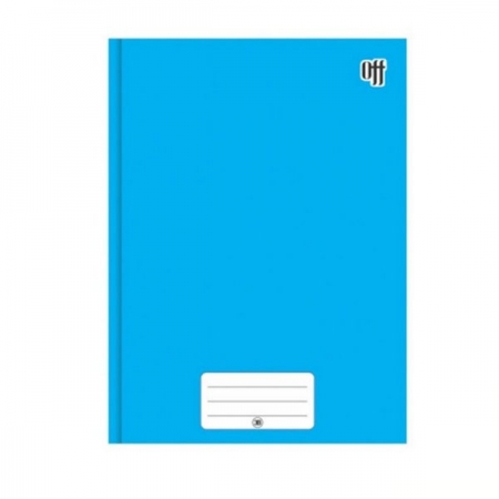 Caderno Brochura Pequeno Off - Azul 48 Folhas