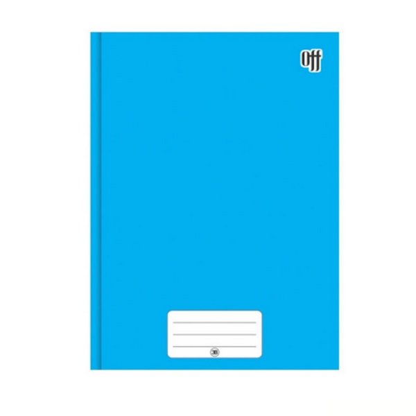 Caderno Brochura Off - Azul 96 Folhas