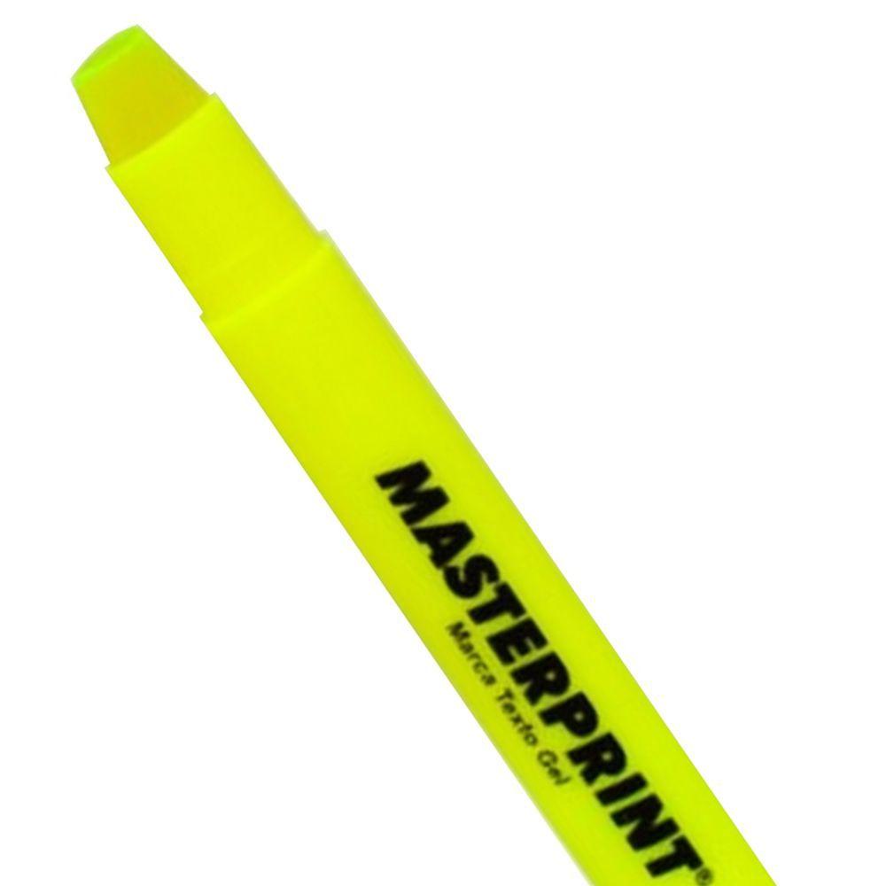Marca Texto Gel Amarelo Masterprint - Unidade