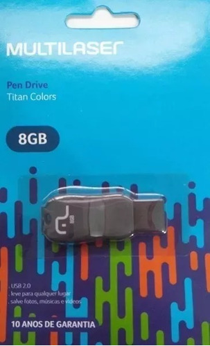Pen Drive Titan Colors - 8GB