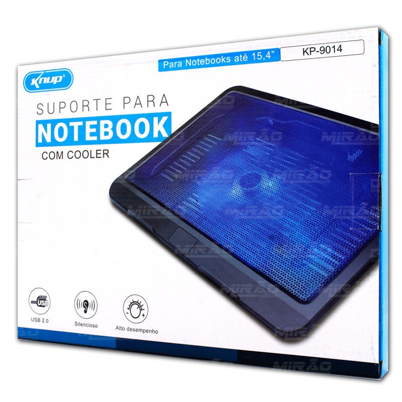 Suporte Com Cooler P/ Notebook Usb Kp-9014