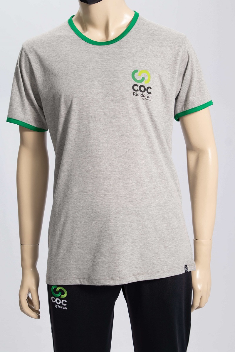 Camiseta masculina - CINZA