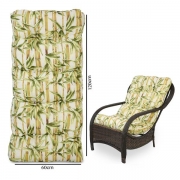 Almofada Para Cadeiras de Fibra Bambu Claro