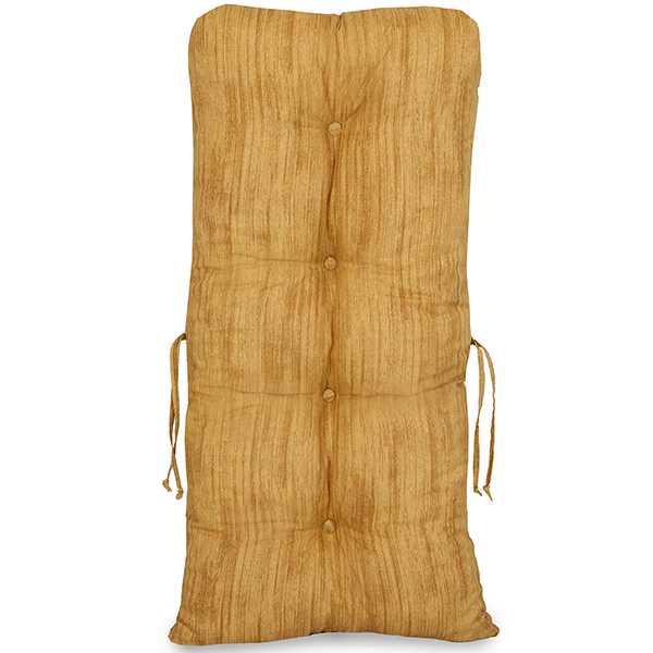 Almofada Para Cadeiras de Bambu e Vime Amarelo Mesclado