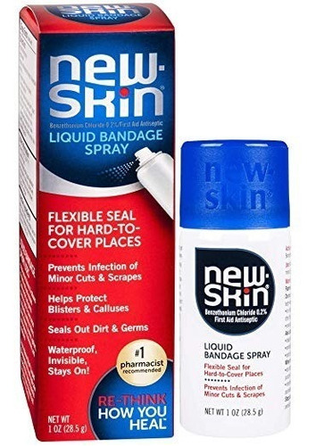 New Skin Bandage Liquid Spray - Curativo Líquido -  All in One - 28,5 g  - Rei do Wod