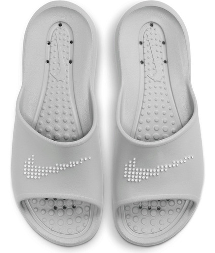 Chinelo Nike Slide Victori One Shower Cinza Branco - Original