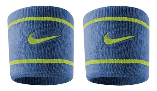Munhequeira Dri-fit Nike Curta Azul E Verde