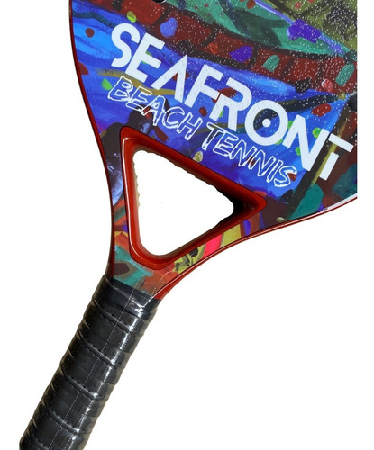 Raquete De Beach Tennis Seafront Newport Pro - Carbono 3k