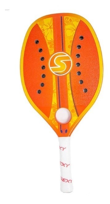 Raquete De Beach Tennis Sexy Sirf Orange