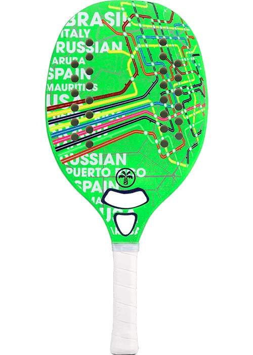 Raquete De Beach Tennis Turquoise Concept Green + Capa