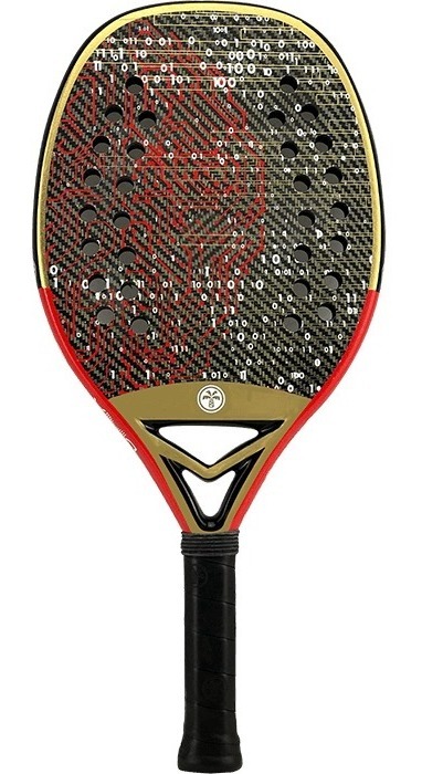 Raquete De Beach Tennis Turquoise Dna Extreme 2.2 Red