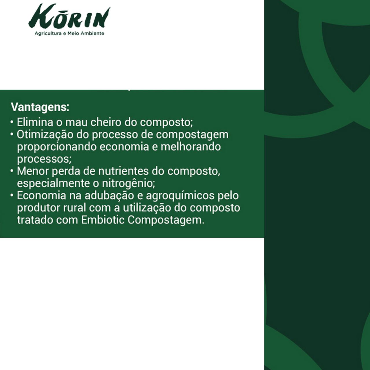 Embiotic Acelerador de Compostagem Korin 1 Litro