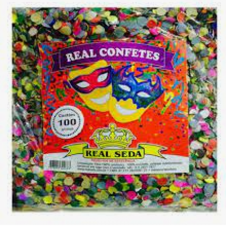 Confetes Coloridos 100g Carnaval - Real Seda