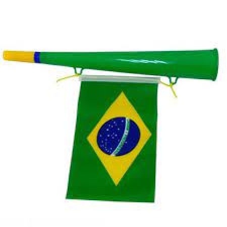 Corneta Com Bandeira Do Brasil 36CM