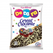 Micro Cereal Crocante Preto/Branco 500g - Decora