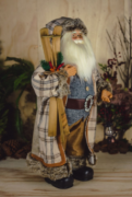 Papai Noel 60cm Lenhador em pé - Tok da Casa