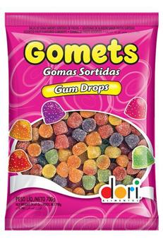 Bala de Goma Gomets Gum Drops 700g - Dori