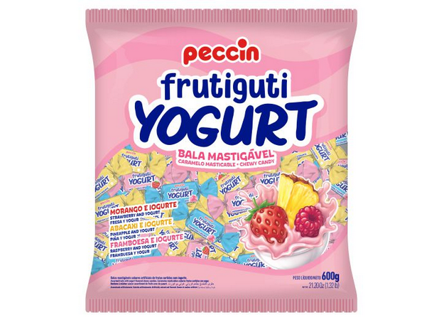 Bala Frutiguti Yogurt 600g - Peccin