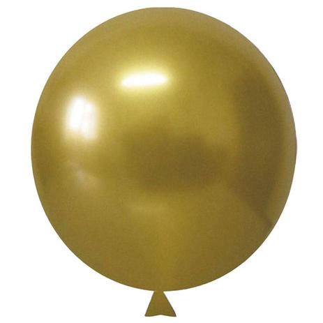 Balão Alumínio Nº5 Dourado c/25 - Happy Day