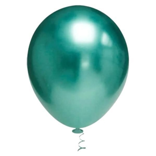 Balão Alumínio Nº9 Verde Oceano c/25 - Happy Day