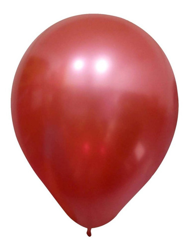 Balão Alumínio Nº9 Vermelho c/25 - Happy Day 
