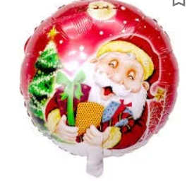 Balão Papai Noel Presente 45cm - Neotrentina
