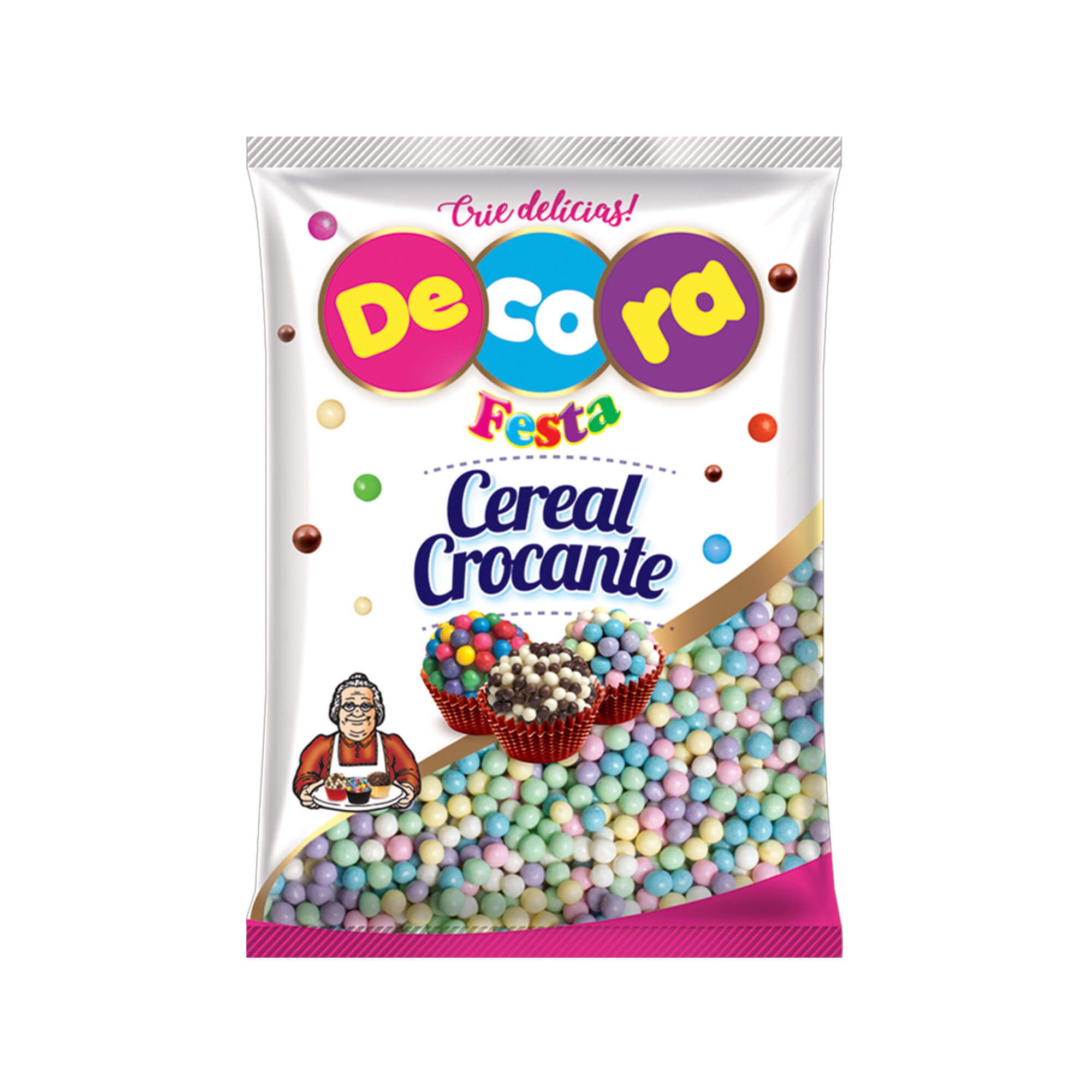 Cereal Crocante Colorido Candy 500g - Decora
