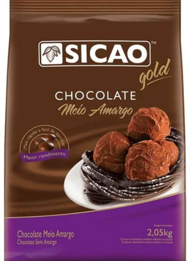 Chocolate gold meio amargo sicao 2,05kg