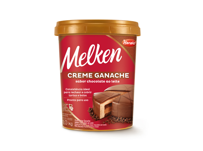 Creme Ganache De Chocolate ao Leite 1kg - Melken Harald