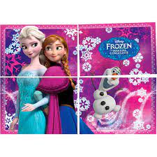 Painel Frozen 4 Laminas Decorativo- Regina