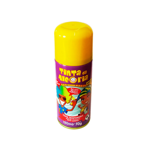 Spray para Cabelo Amarelo 120ml - Tinta Da Alegria