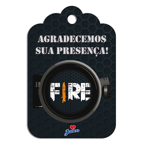 Tag De Agradecimento Free Fire c/8 - Junco