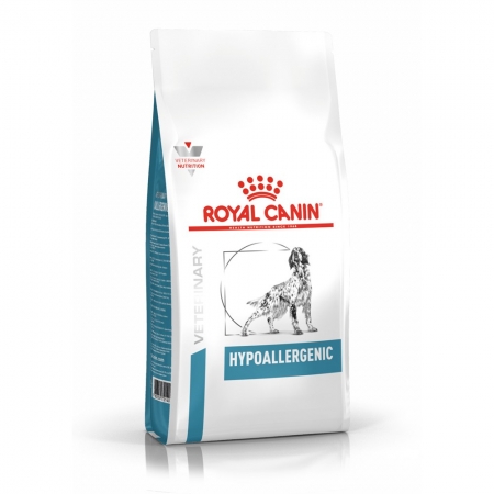 Ração Royal Canin Canine Veterinary Diet Hypoallergenic Cães Adultos com Alergias