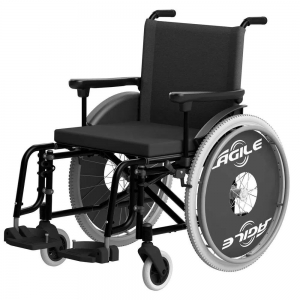 Cadeira de Rodas Dobrável em Alumínio Agile Jaguaribe - Foto 1