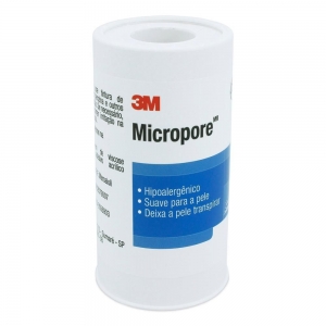 Fita Micropore 3M 10 CM X 10 M BRANCO