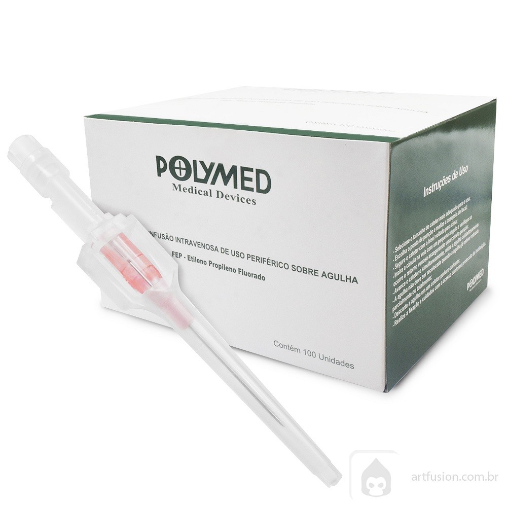 Cateter Intravenoso 20G Polymed - Foto 0