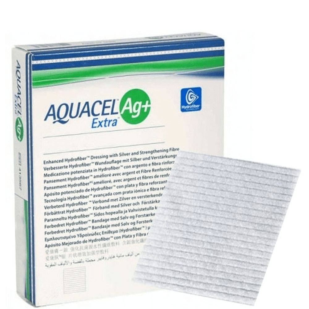 Curativo Aquacel AG+ Extra 10cm x 10cm Ref BR 10377 Convatec - Foto 1