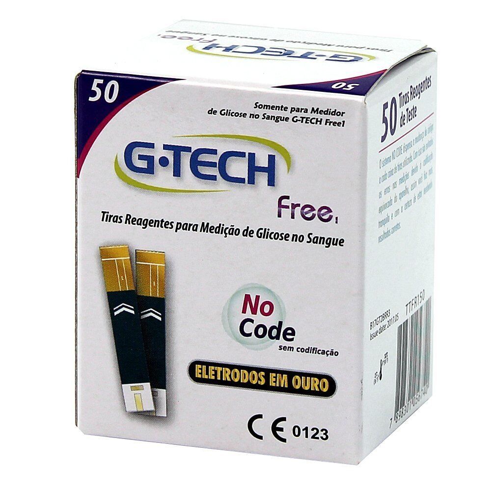 Fita De Glicose Gtech Free Com 50 Gtech - Foto 1