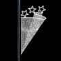 FI-279 - Decoração Lateral Poste | Estrelas Trio Bandeira | Tam. 2,00 MTS x 1,00 m
