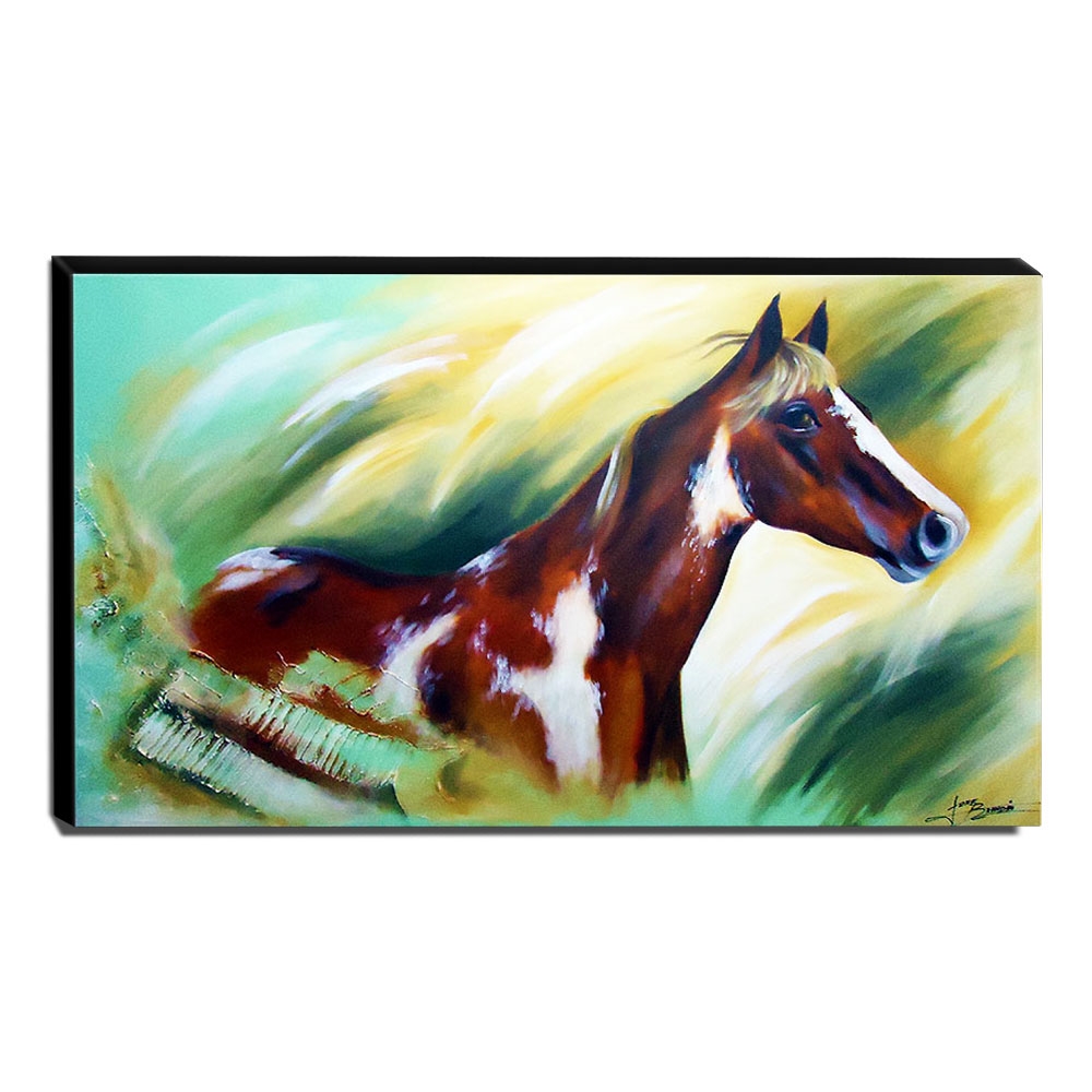 Quadro de Pintura Cavalo 70x120cm - 0441